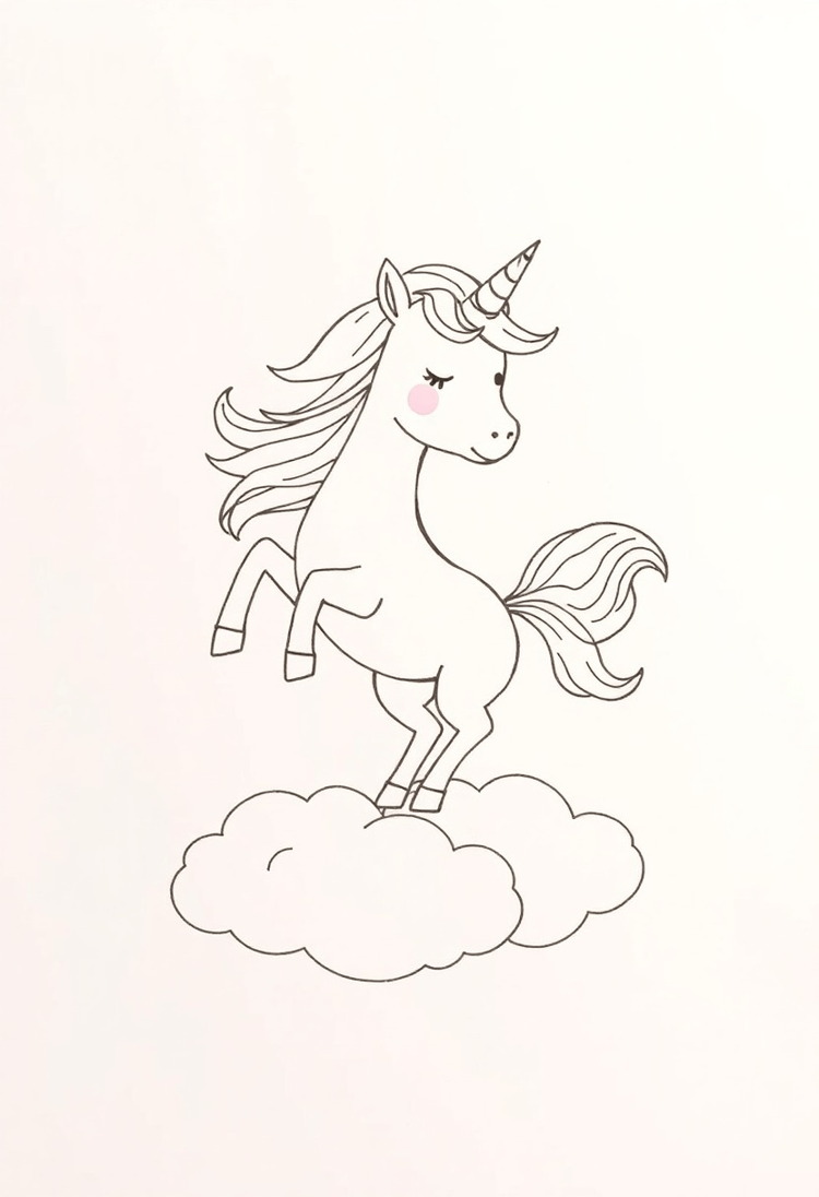 Dancing Unicorn on Cloud