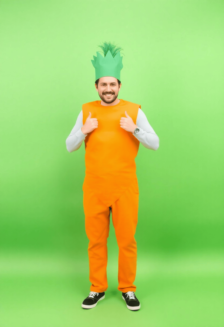 Carrot Craze: The Zany Vegetable Man