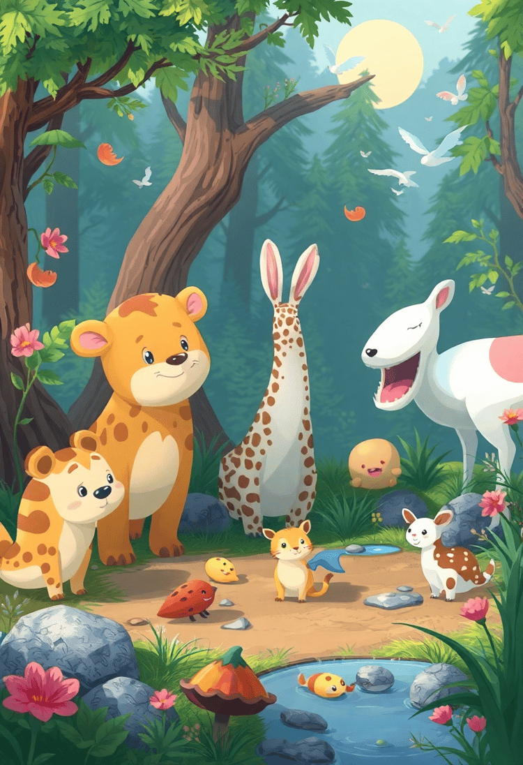 Whimsical Wildlife: AI's Animated Nature