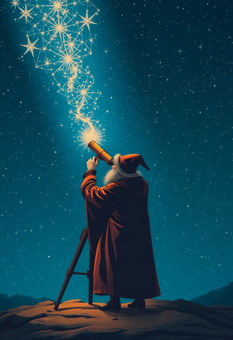 Celestial Stargazer Wizard