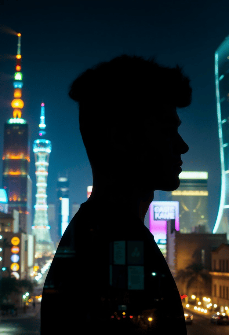 Urban Dreams: Cityscape and Portrait Fusion