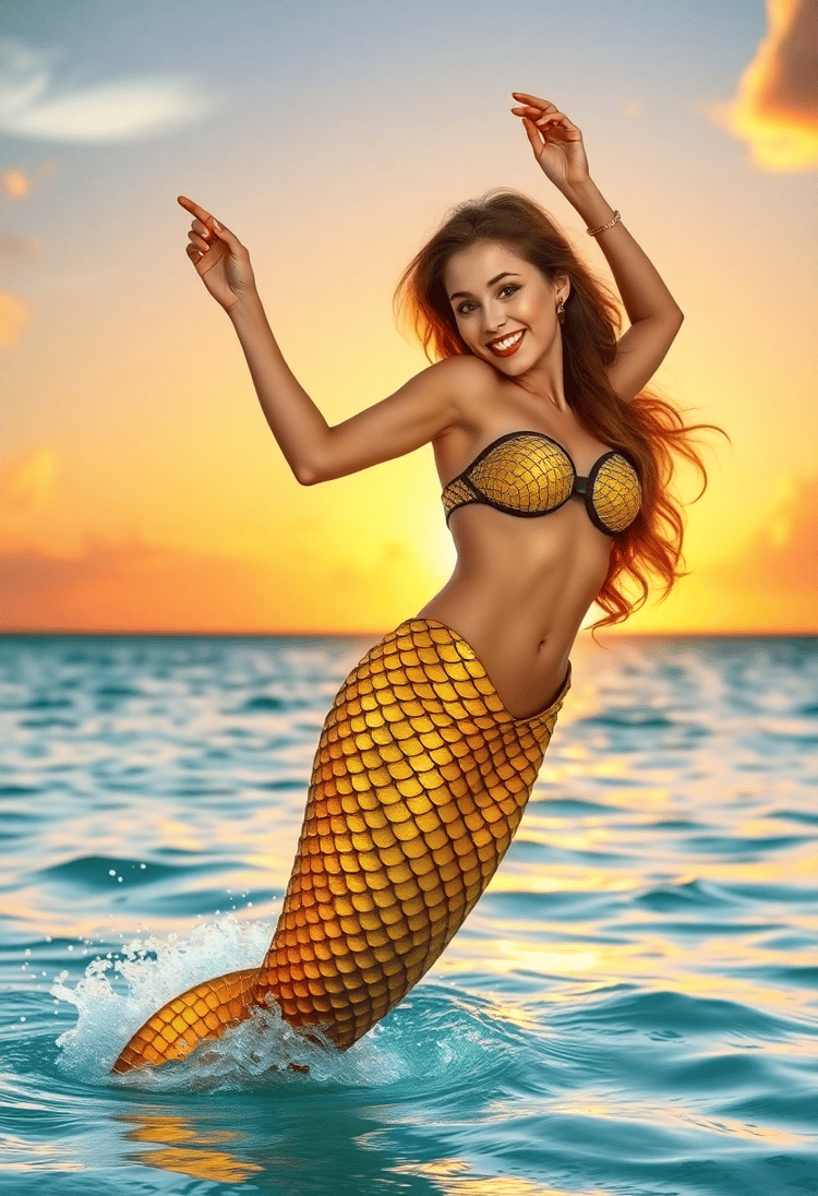 The Sunset Dancer of the Caribbean