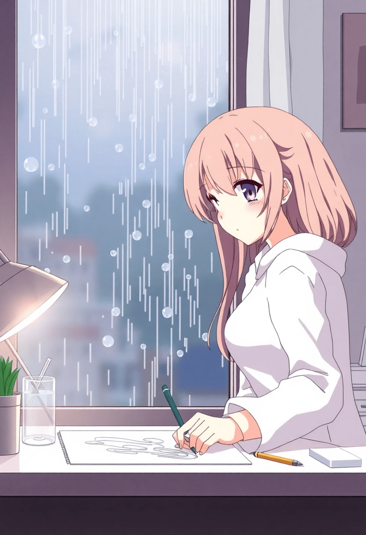Rainy Day Dreamer: The Artist at Work