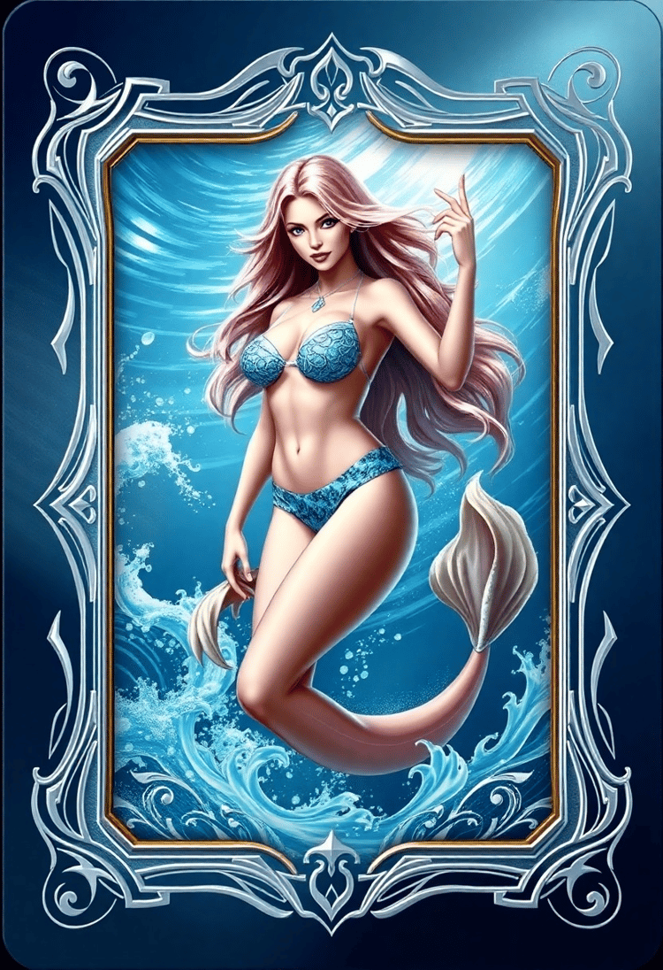 Sultry Siren: The Charm of the Ocean's Embrace