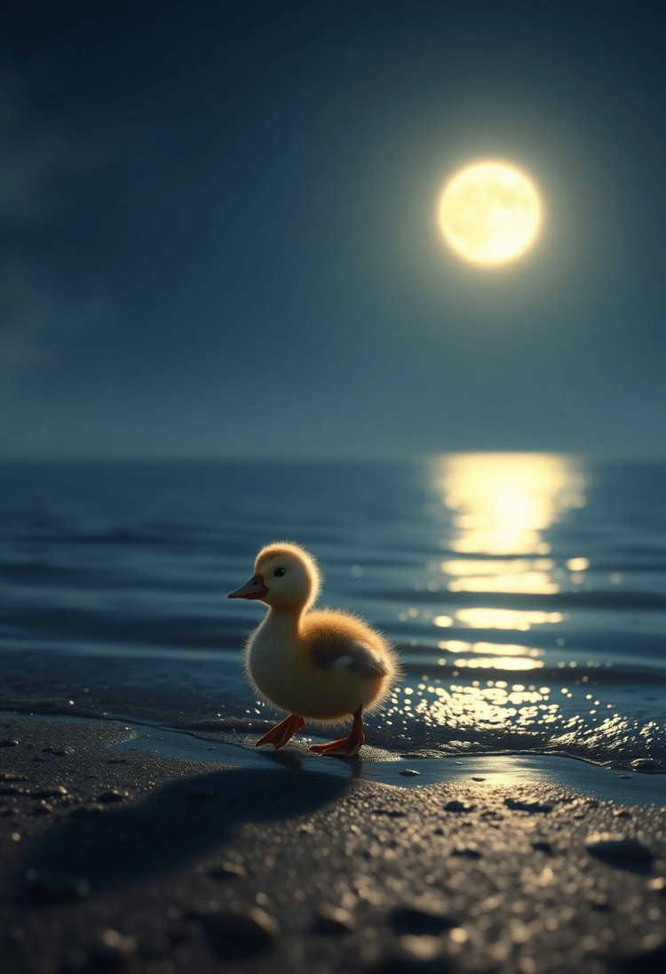 A Moonlit Night Stroll