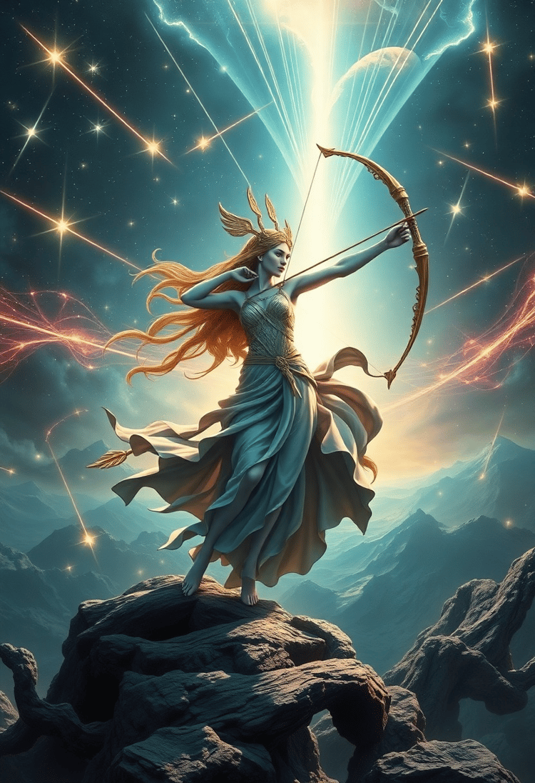 Cosmic Sagittarius: Shooting Stars