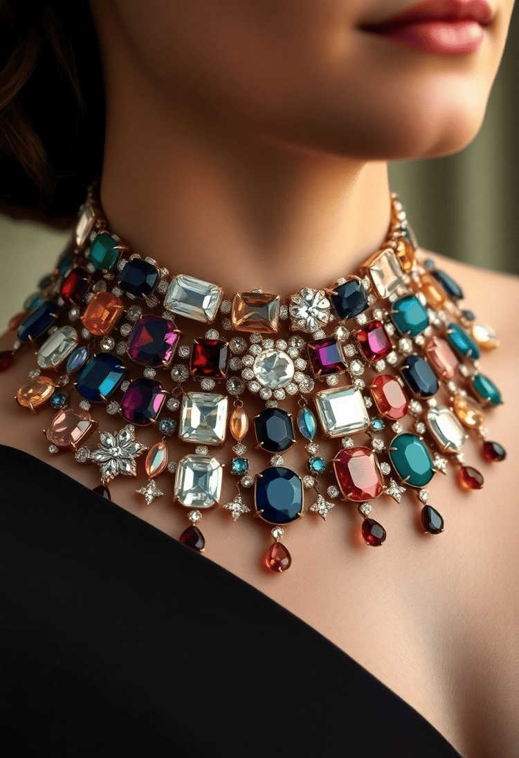 Intricate Bejeweled Choker