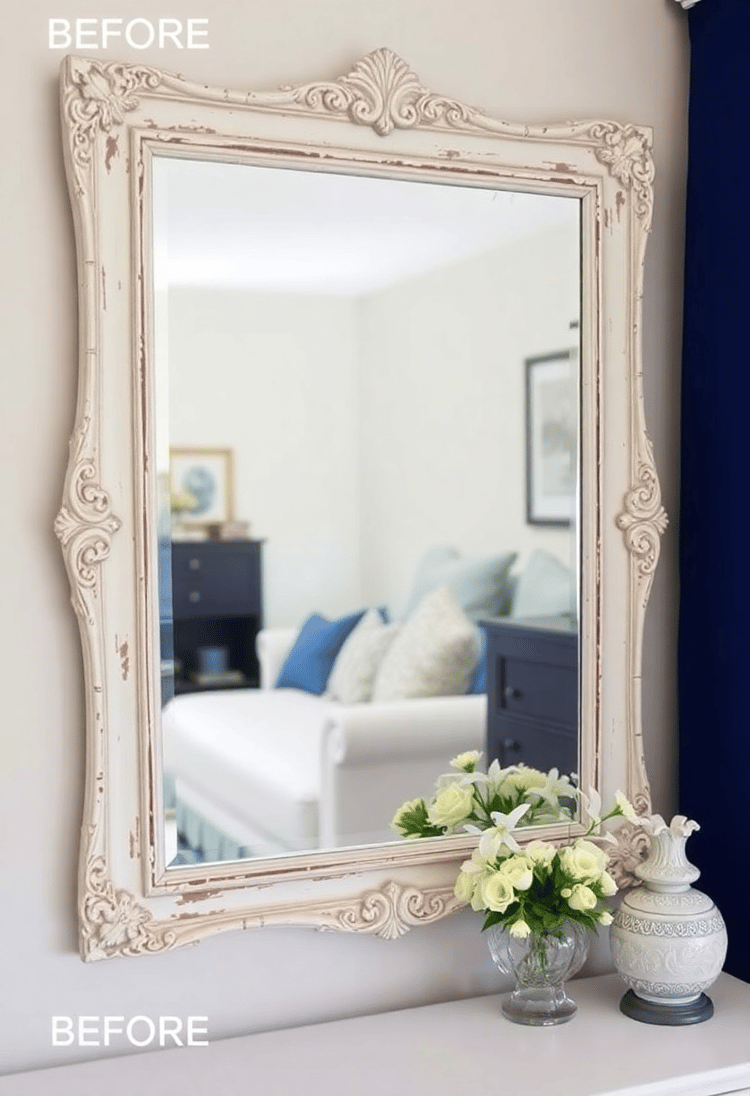 Antique Mirror Frame Redo