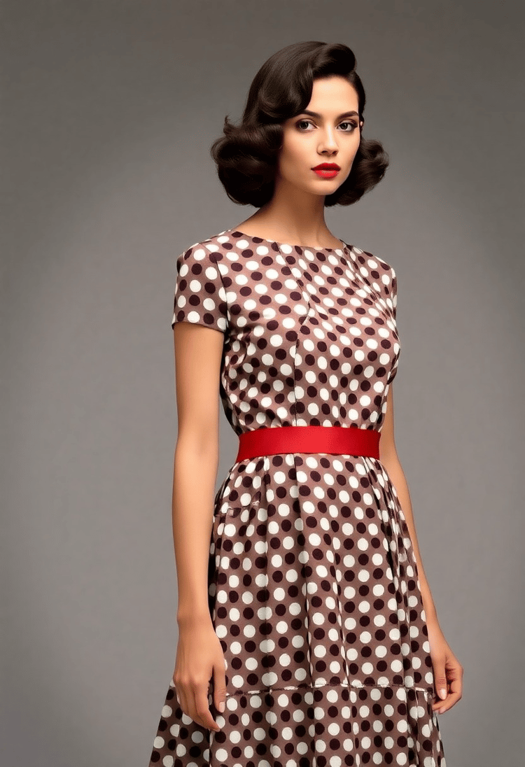Vintage Vibes: Polka Dots and Retro Charms