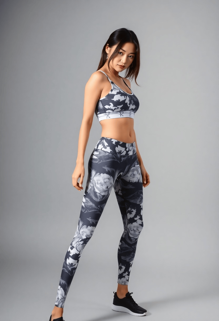 Sleek and Sporty in Black and White