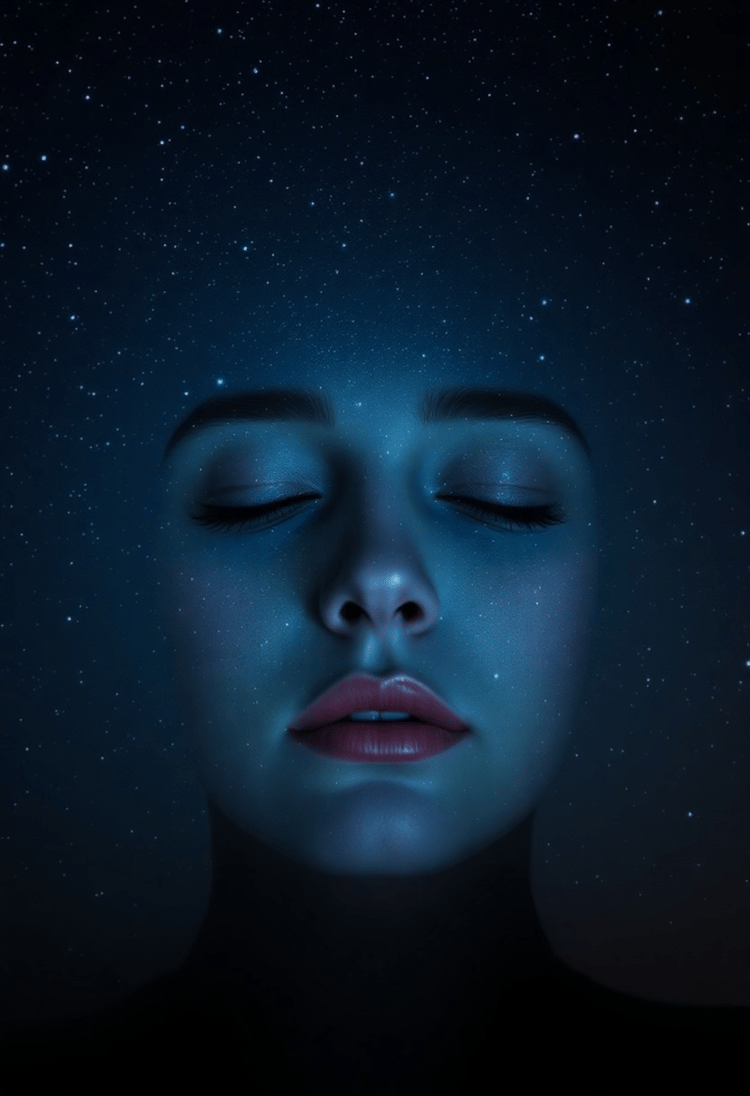 Celestial Reflections: Sky Meets Portrait
