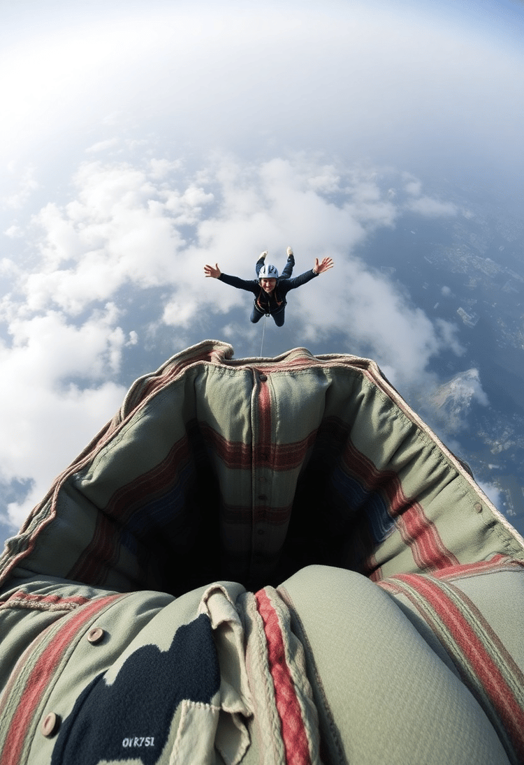 Extreme Blanket Fort Bungee Jump