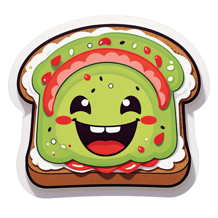 Avocado Toast Sticker