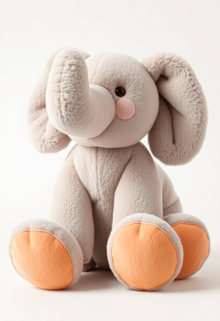 Majestic Elephant: A Tenderhearted Plush Innovation