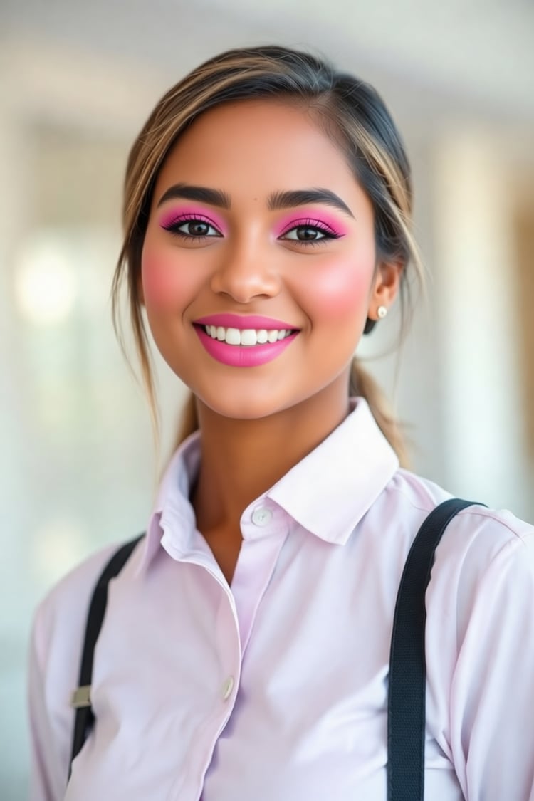 Create Barbie Face Makeup on Photo
