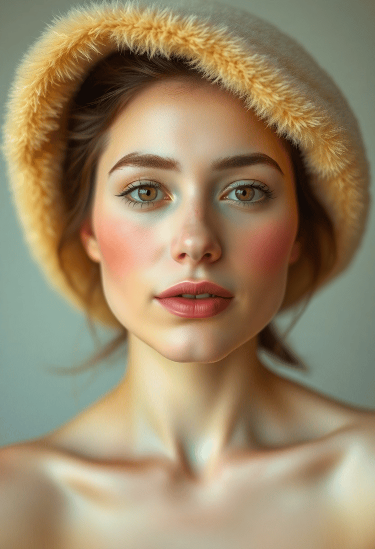 Peach Harmony: The Velvet Visage