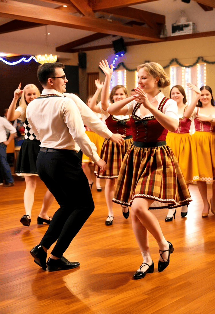 Traditional Bavarian Dancers at Oktoberfest