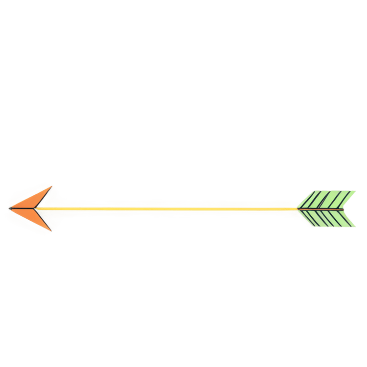 Illustrated Arrow PNG Free Download