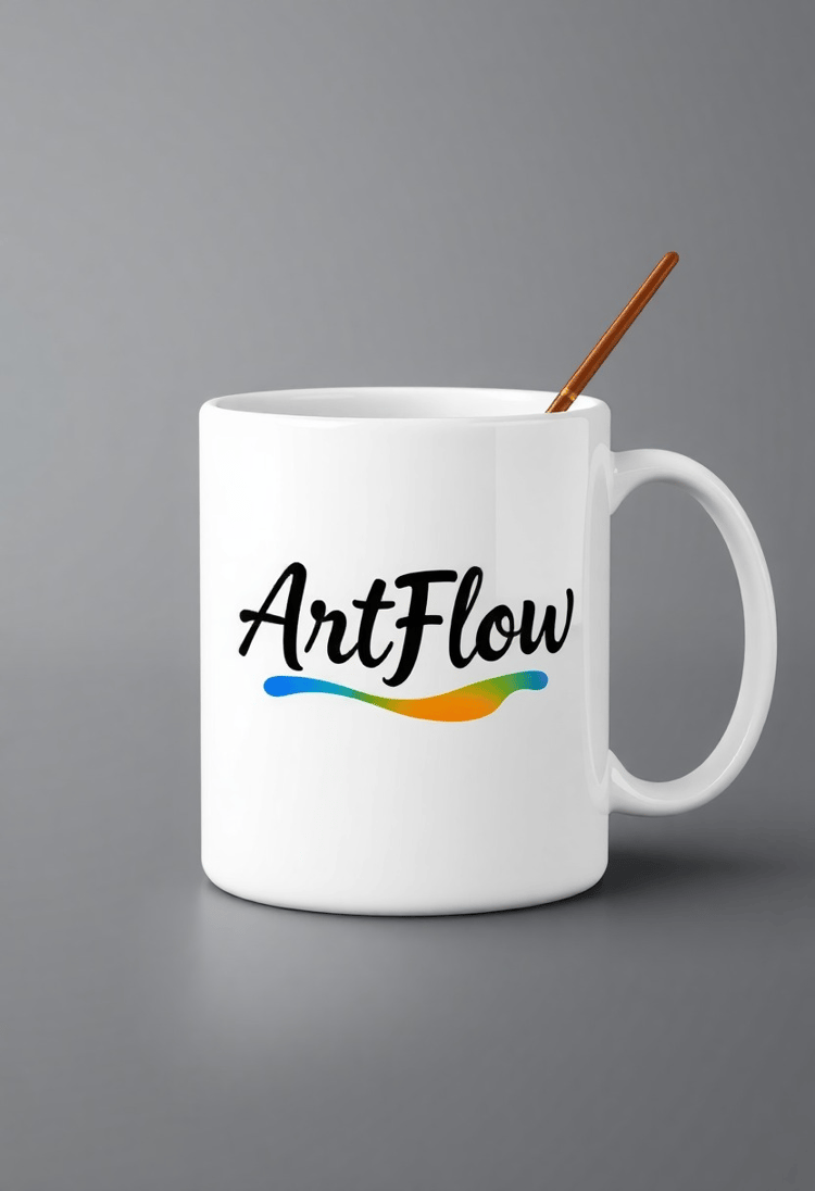 Art Logo Concept Mockup