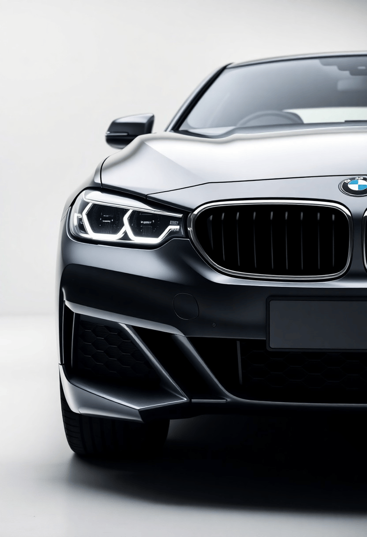 BMW's Pristine Engineering Shines in a Studio Portrait