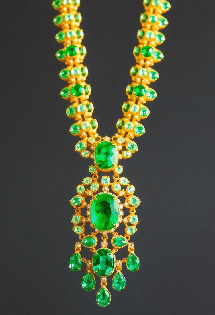 Emerald Elegance in Gold Setting