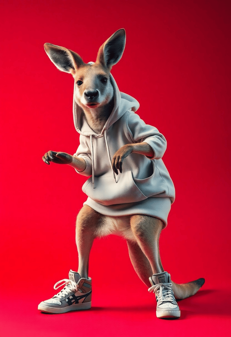 Hip-Hop Kangaroo Busts a Move