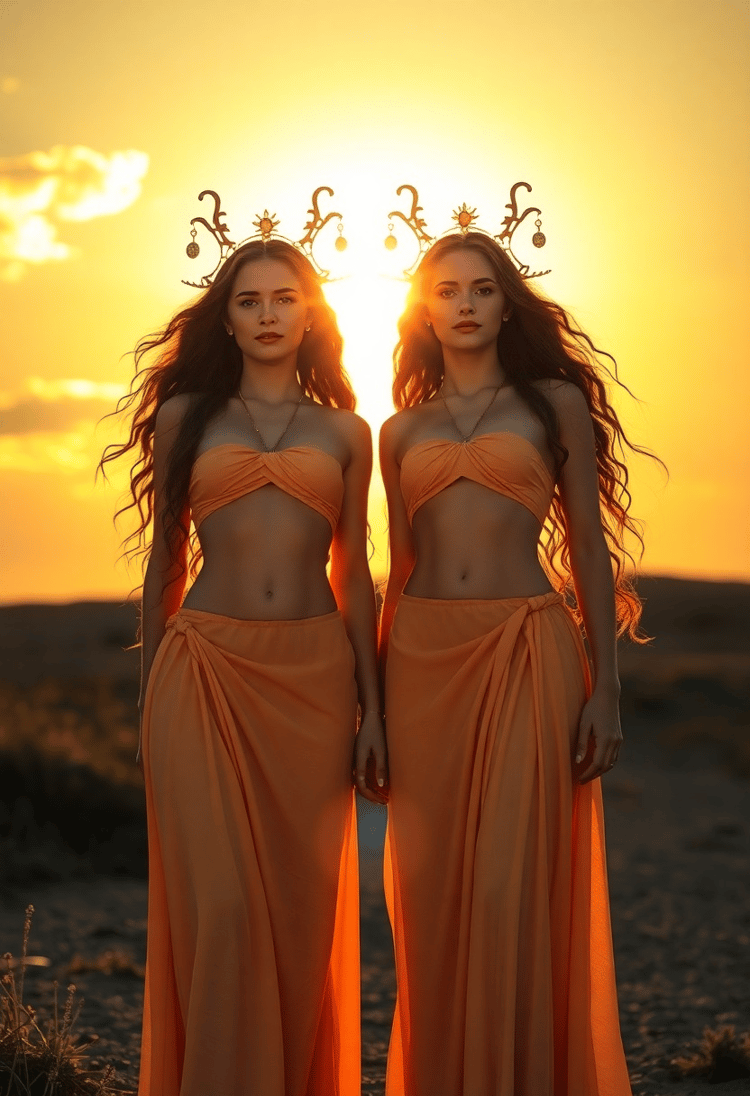 Sun-Kissed Gemini Goddesses