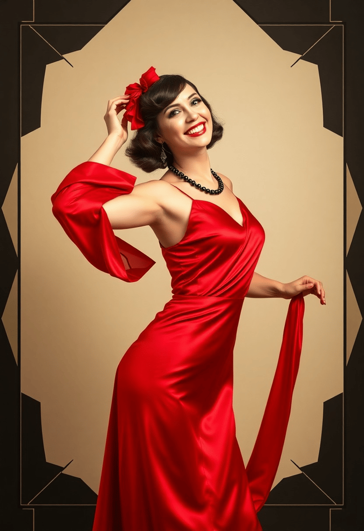 Silken Joy: The Bold Flapper Extravaganza
