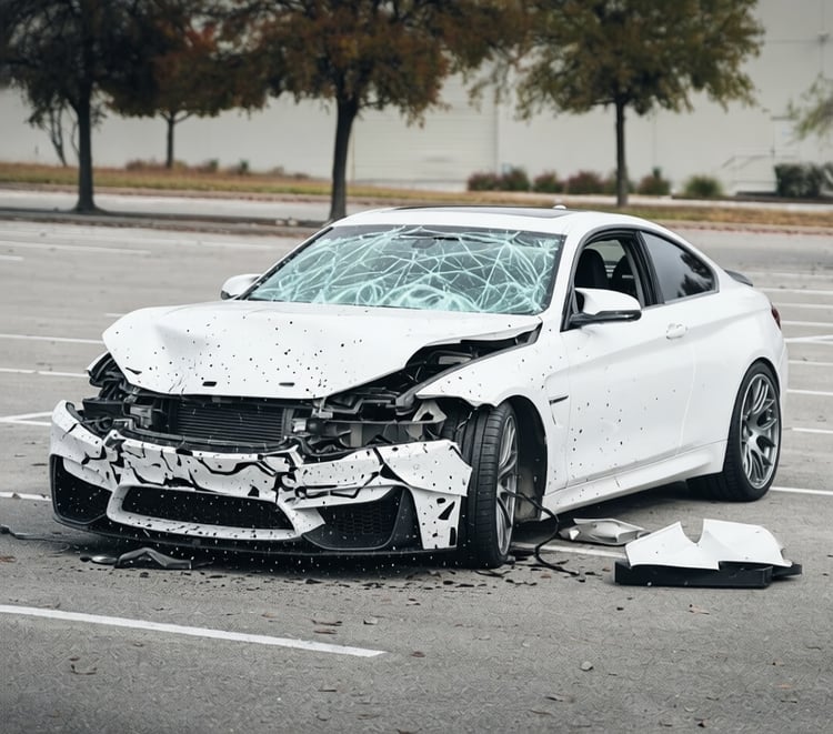 Make Car Look Like Damaged Using AI