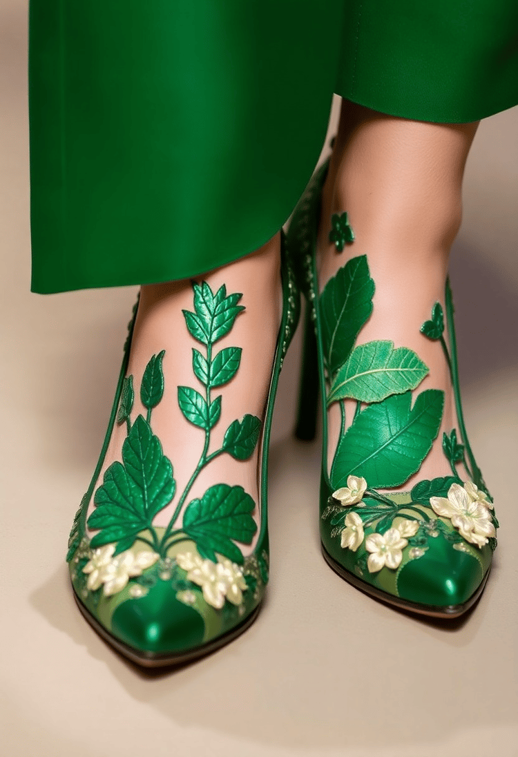 Botanical Inspirations: Emerald Elegance