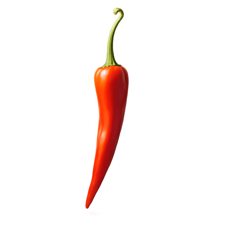 Single Red Chili PNG Image Download