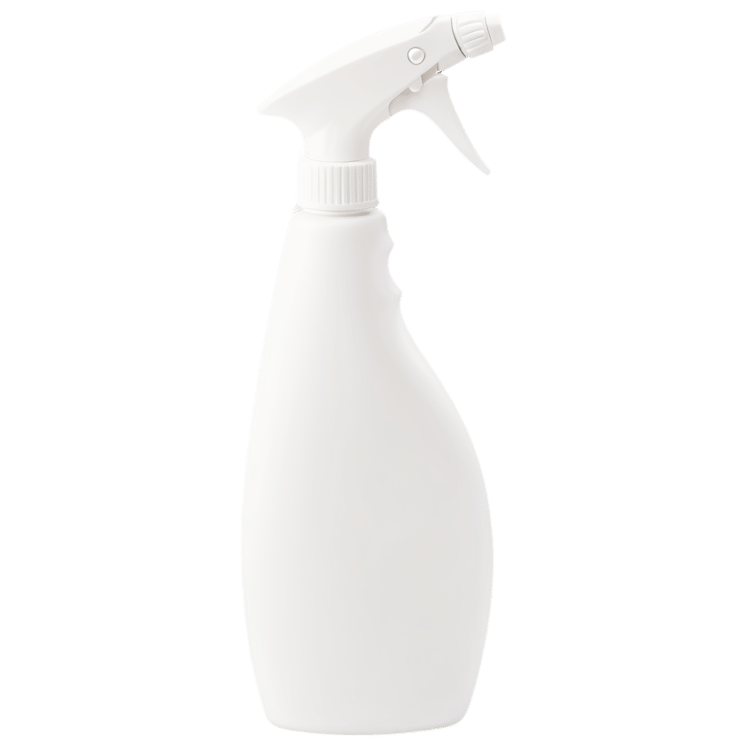 White Plastic Spray Bottle PNG Image Download