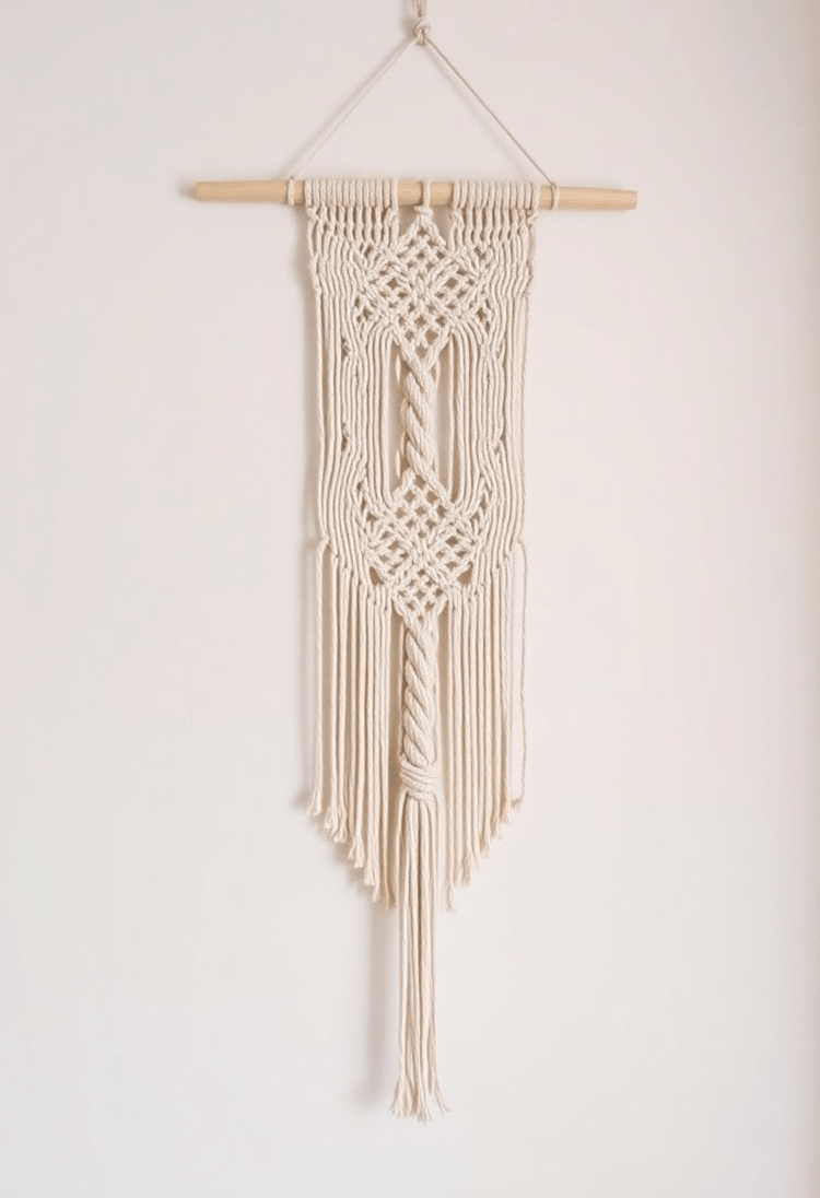 Minimalistic Macramé Wall Hanging