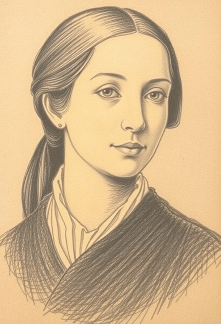 Matron of Elegance: AI Reimagined Da Vinci Drawing