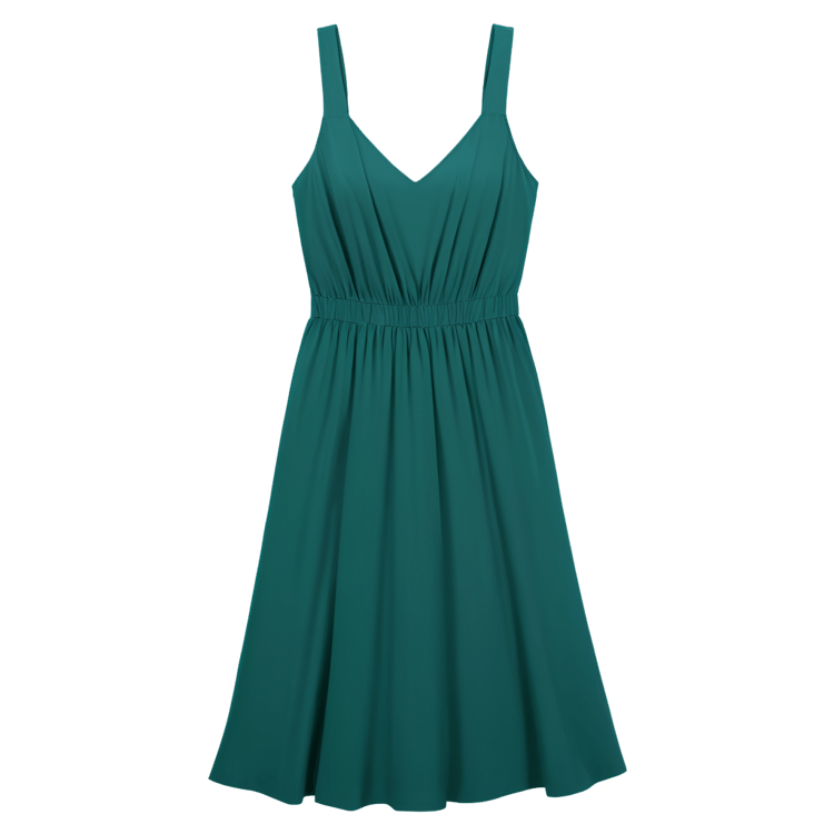 Green Sundress in Transparent Background Free