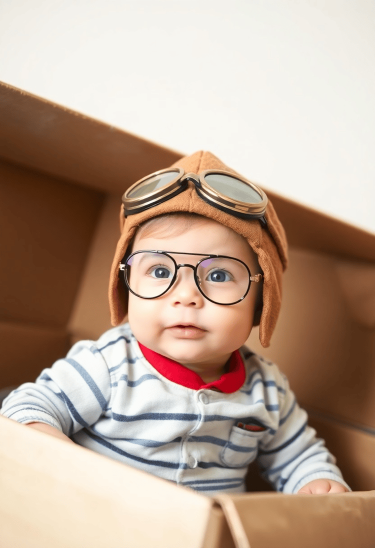 Baby Pilot's First Flight