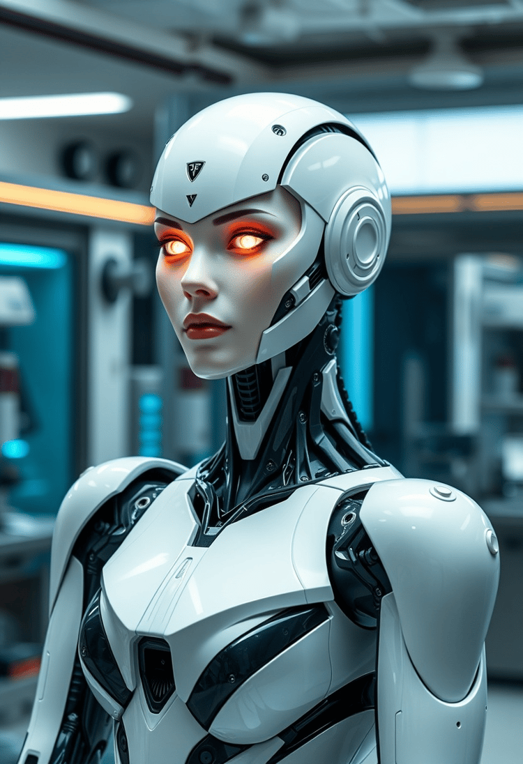 Humanoid Android Robot