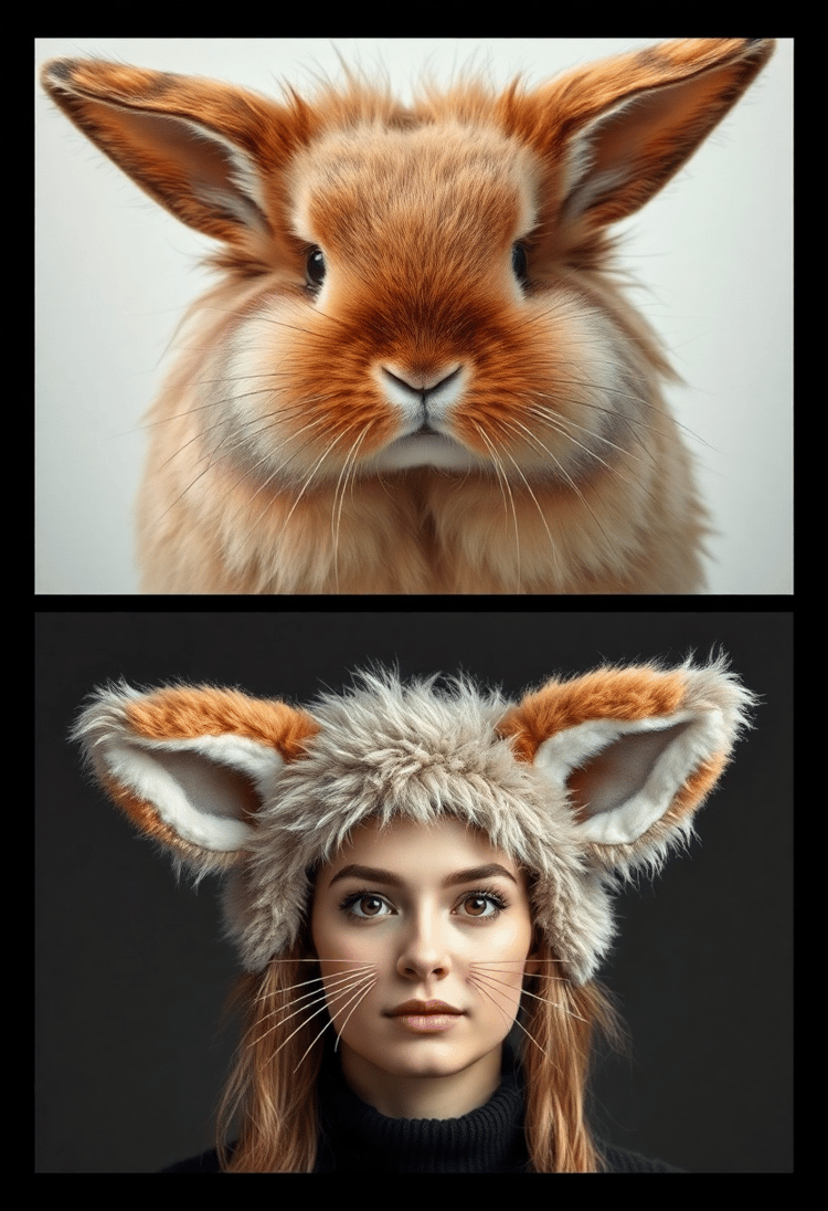 Rabbit Whiskers: From Lapine Texture to Human Artistic Presentation