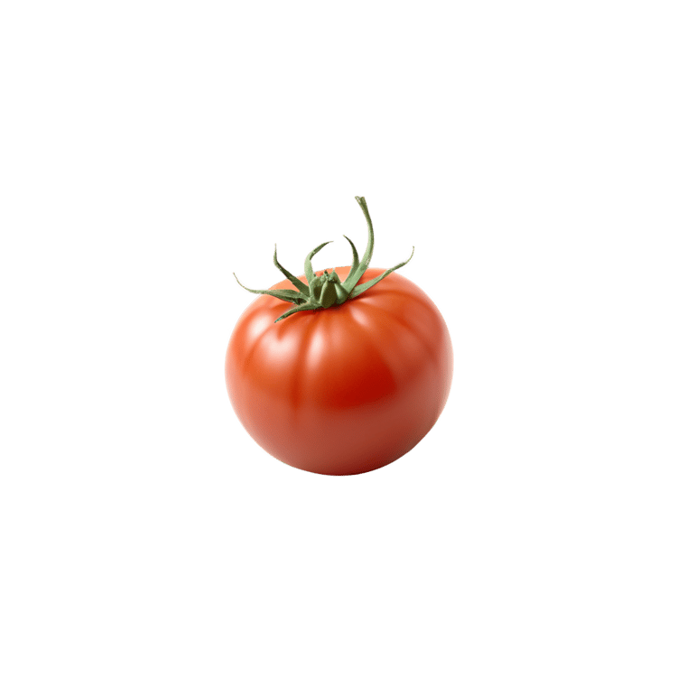 Single Red Tomato PNG Image Download