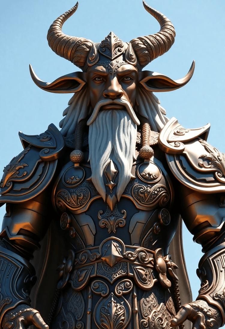 The Bull God: Taurus in Armor