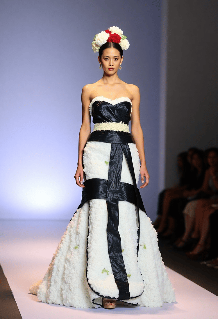 Sushi Roll Gown