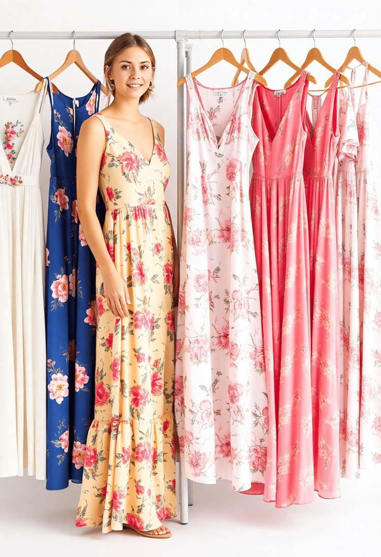 Classic Summer Dress in Florals