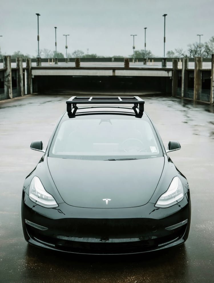 Add a Roof Rack to a Car Photo
