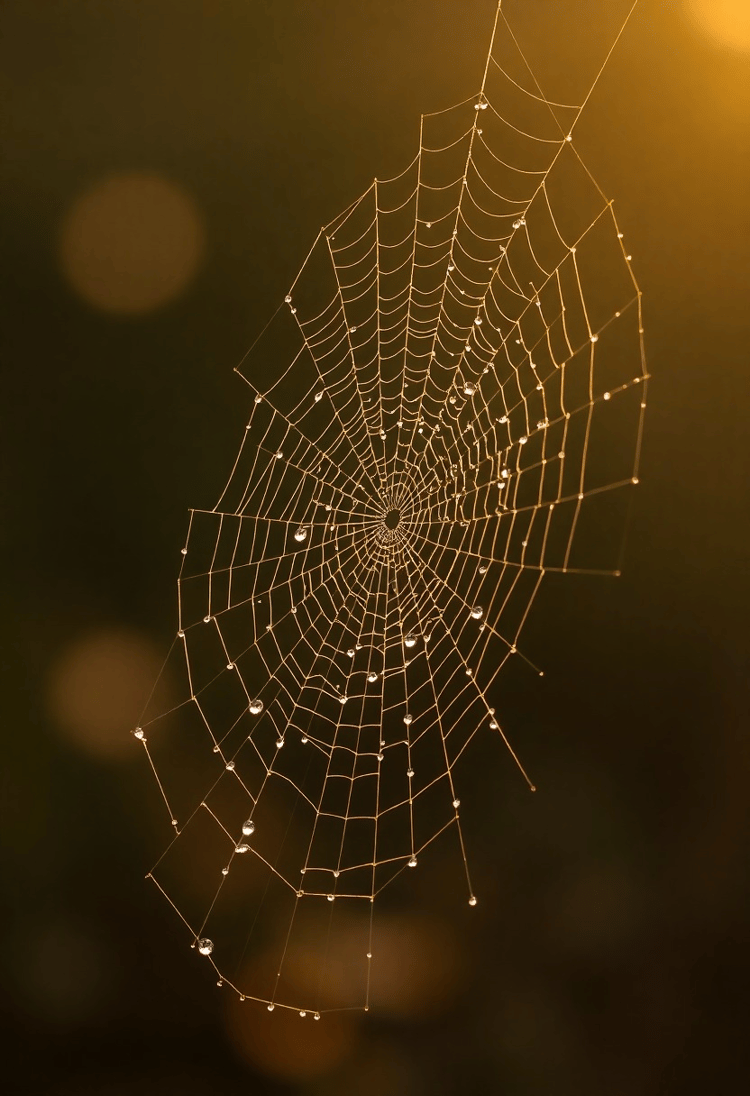 Guitar Strings of Silk: Spider Web Melodies