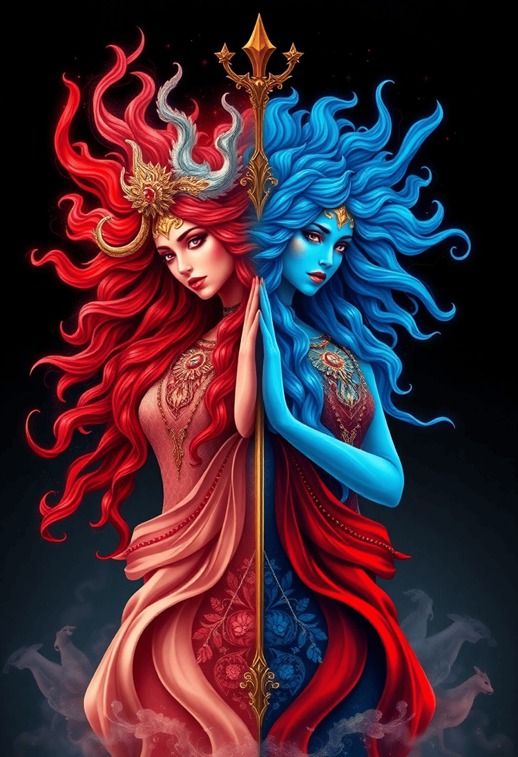 Gemini Twins: Elements of Fire and Ice