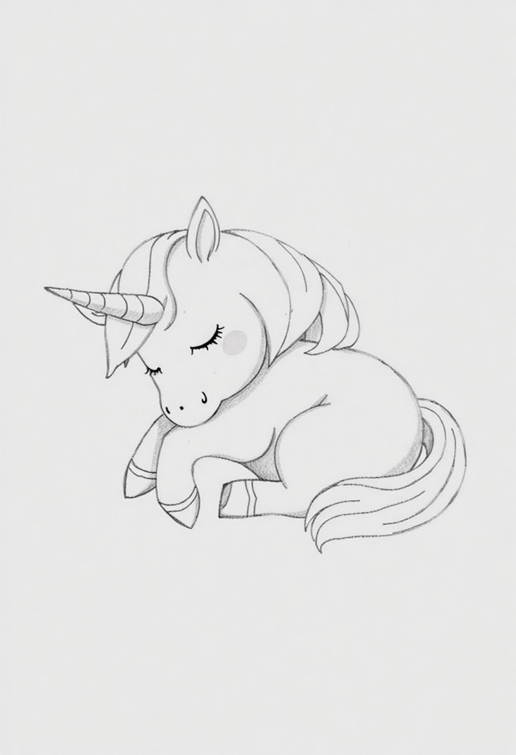 Sleeping Unicorn Bliss
