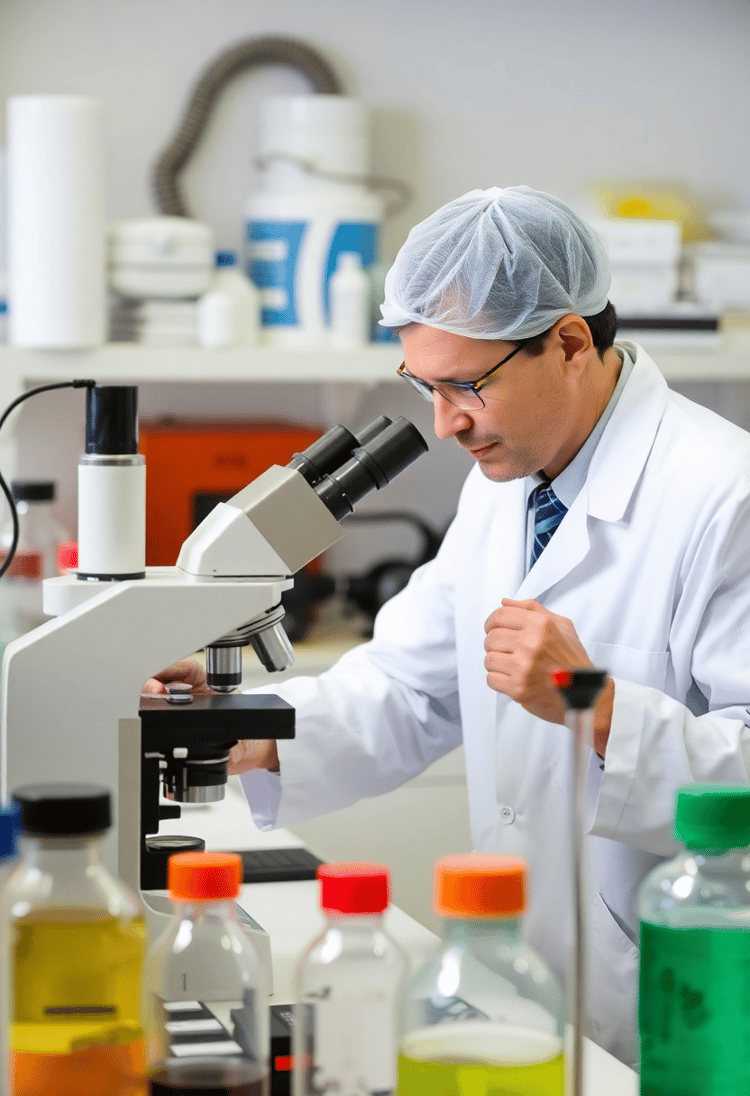 Medical Research in a Laboratory