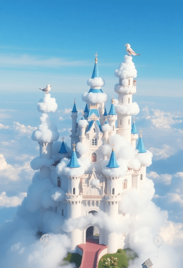 Cotton Candy Castle in the Sky