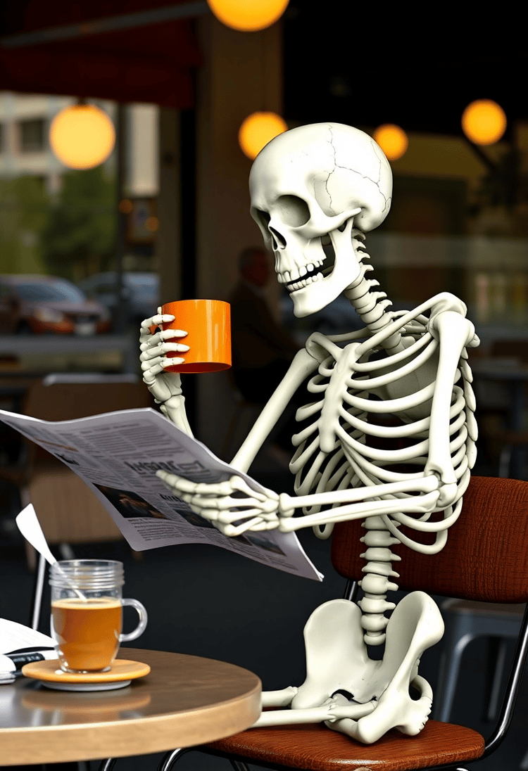 Lunch Break with Mr. Bones