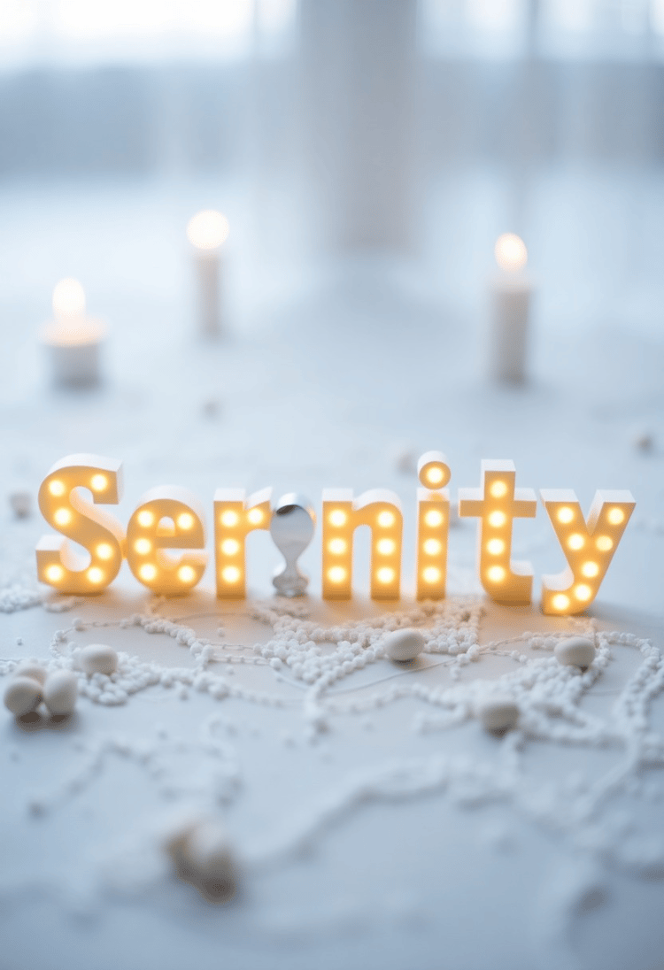 Sugar-Free Serenity: Alphabet in Clouds